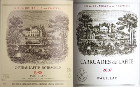 拉菲紅酒酒標圖片